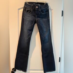 American Eagle Women's Dark Indigo Boot Cut Jeans